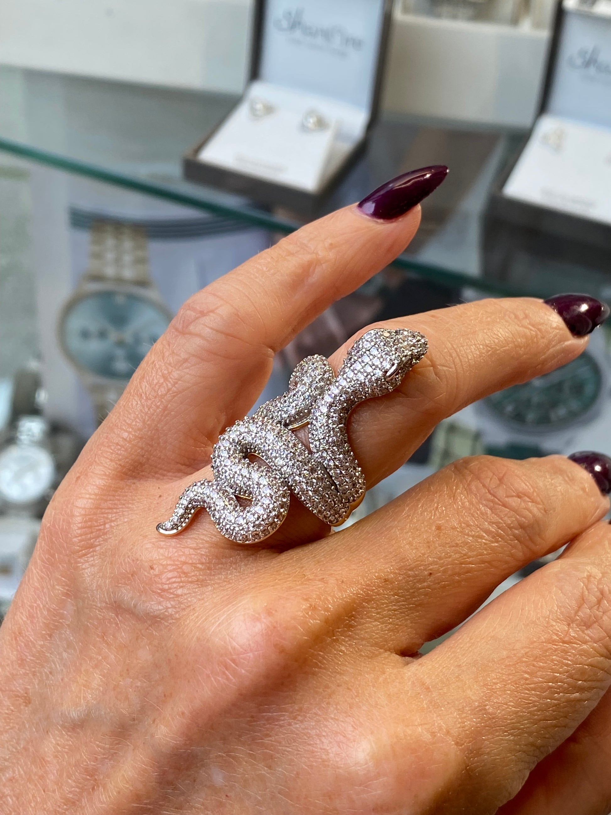 REBECCA Urban Jungle | Snake Ring - John Ross Jewellers
