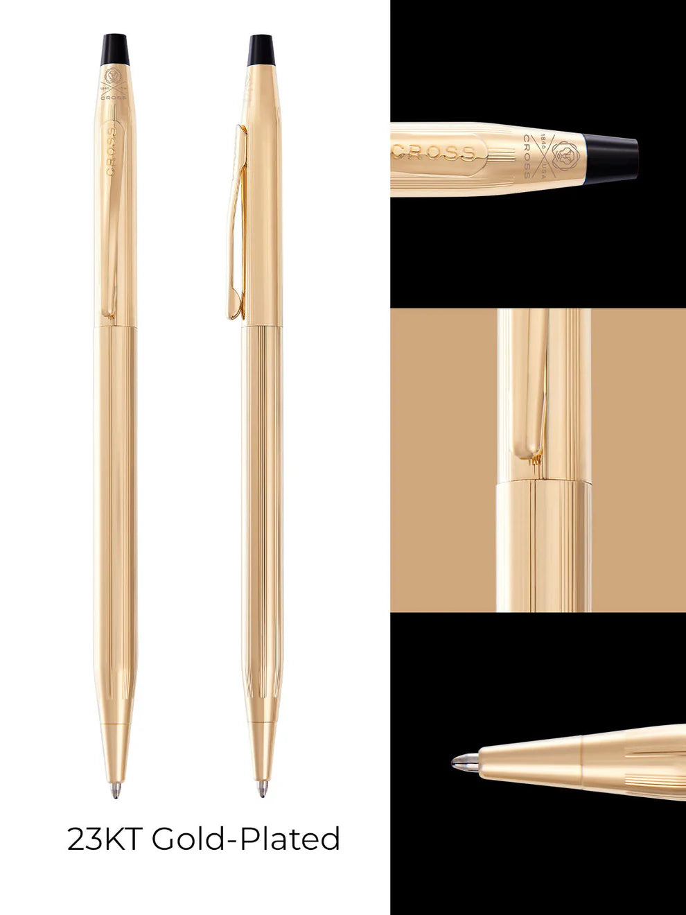 Cross Century 23KT Gold Plated Ballpoint Pen - John Ross Jewellers