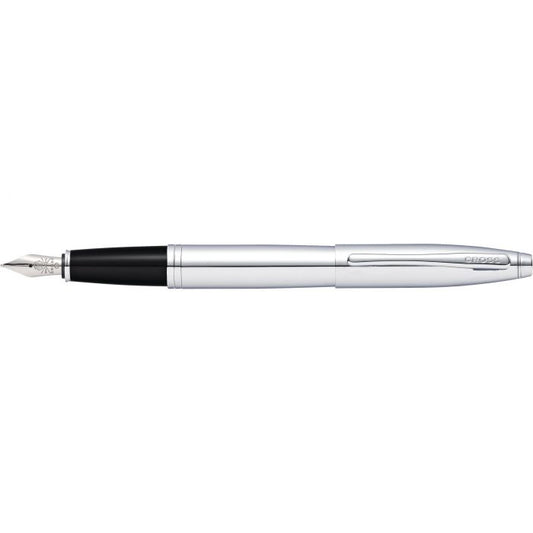 Cross Calais Polished Chrome Fountain Pen - John Ross Jewellers