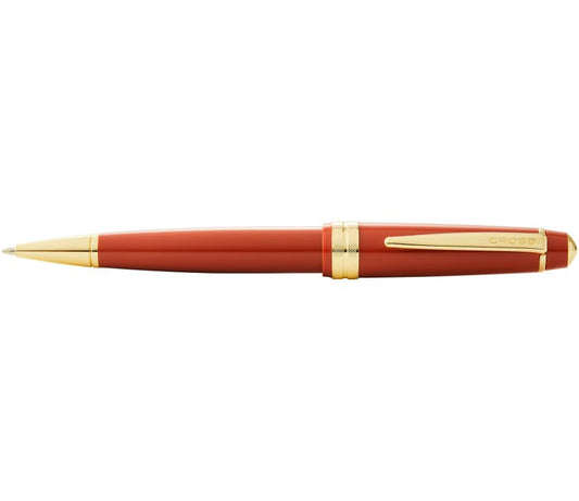 Cross Bailey Light Polished Amber Resin & Gold Tone Ballpoint Pen