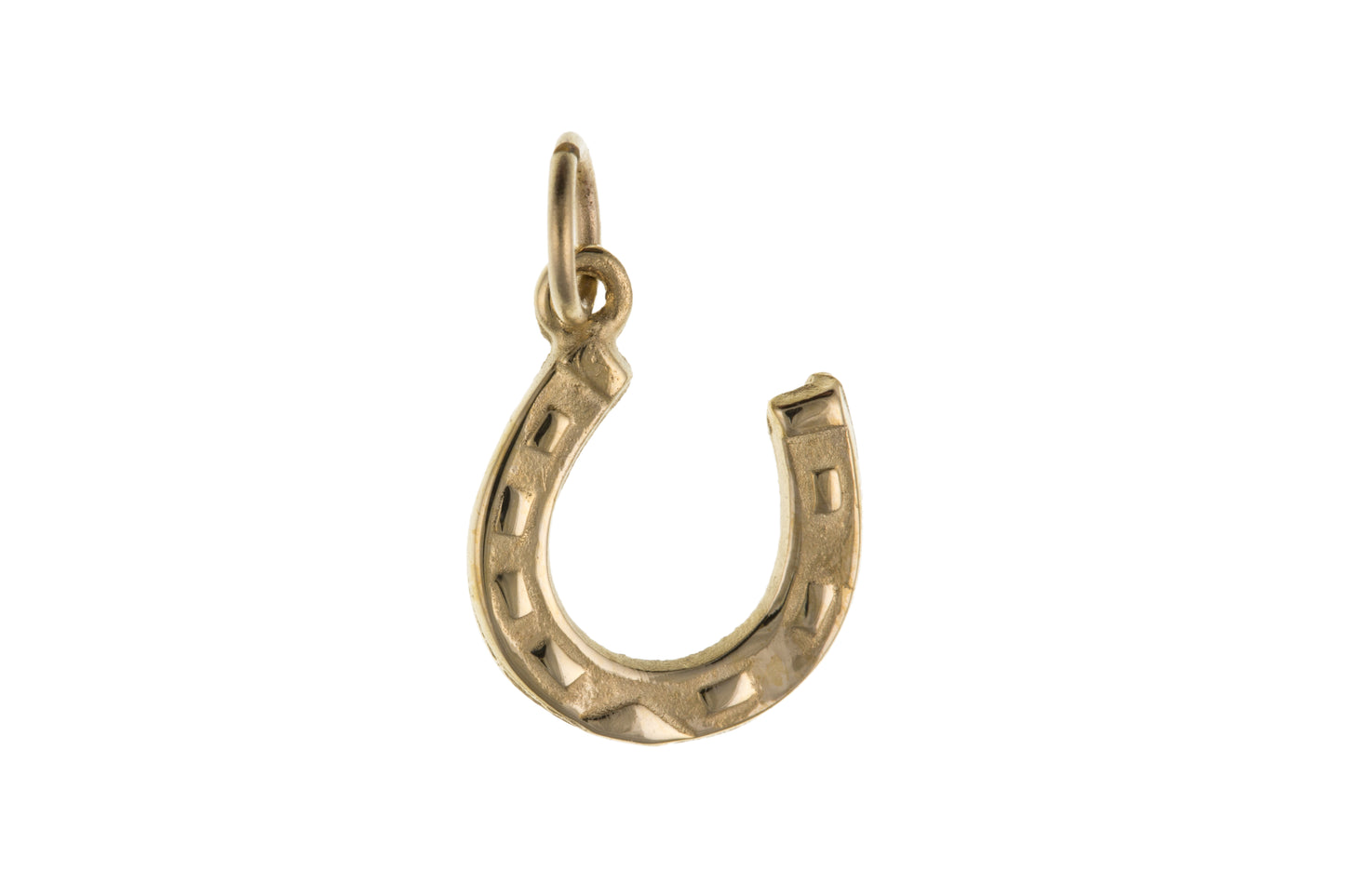 9ct Gold Horse Shoe Charm - John Ross Jewellers
