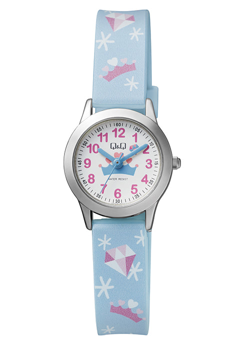 Q&Q Kids Silver Tiara Watch - John Ross Jewellers