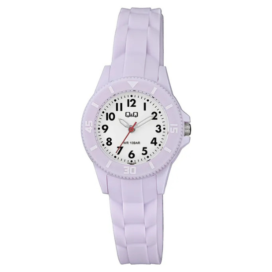 Q&Q Lilac Silicone Watch - John Ross Jewellers