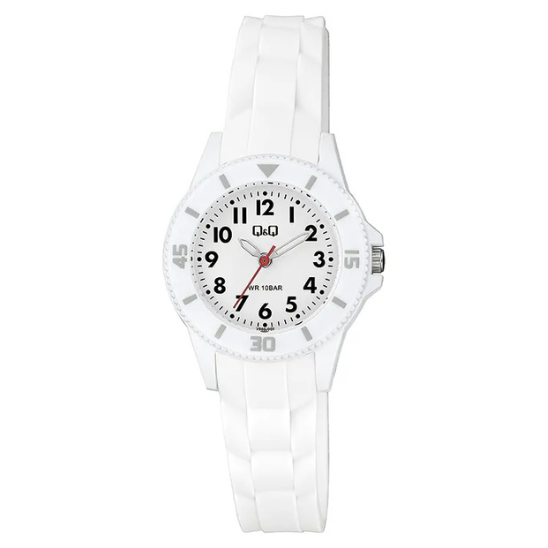 Q&Q White Silicone Watch - John Ross Jewellers
