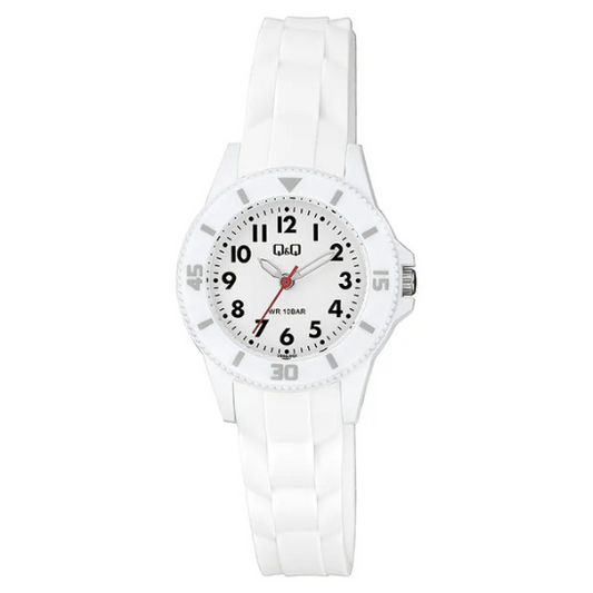 Q&Q White Silicone Watch - John Ross Jewellers