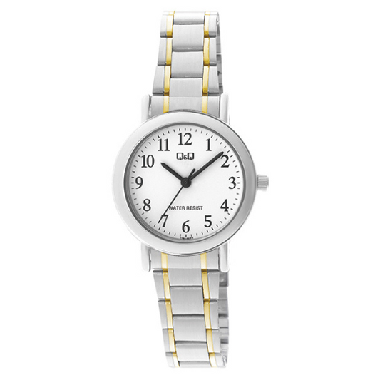 Q&Q Ladies Two Tone Five-Link Watch - John Ross Jewellers