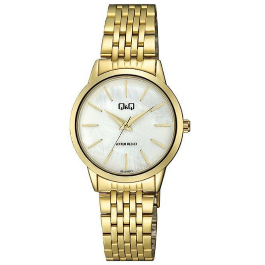 Q&Q Ladies Gold Multi-Link Watch - John Ross Jewellers