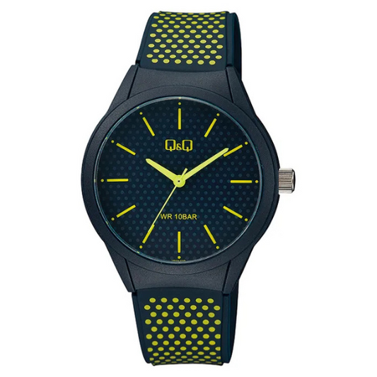 Q&Q Black Silicone Watch - John Ross Jewellers