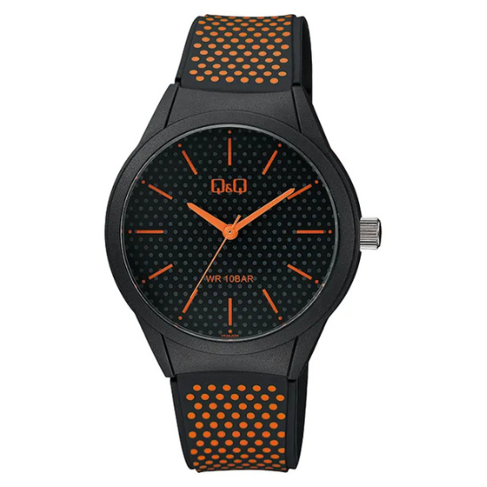 Q&Q Black Silicone Watch - John Ross Jewellers