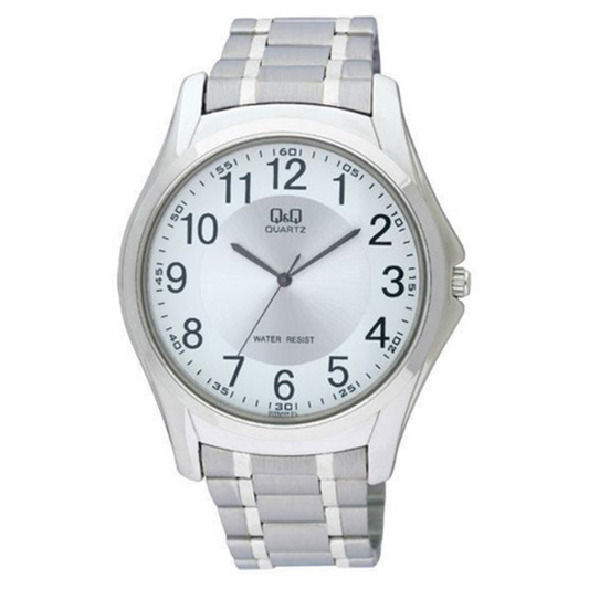Q&Q Gents Silver Multi-Link Watch - John Ross Jewellers