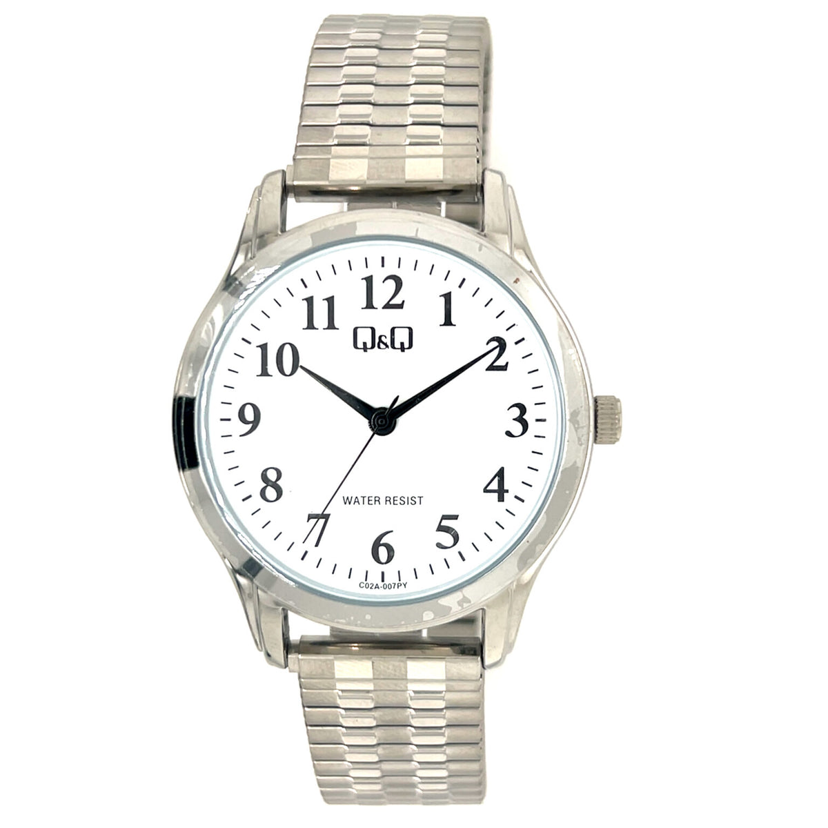 Q&Q Gents Silver Watch with Expandable Watch