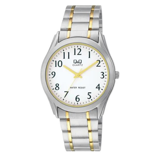 Q&Q Gents Bicolour Three-Link Watch