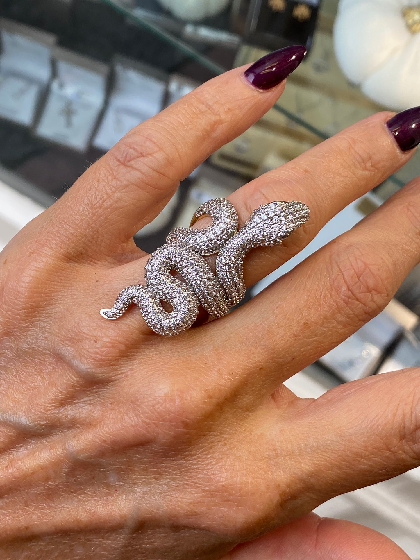 REBECCA Urban Jungle | Snake Ring - John Ross Jewellers