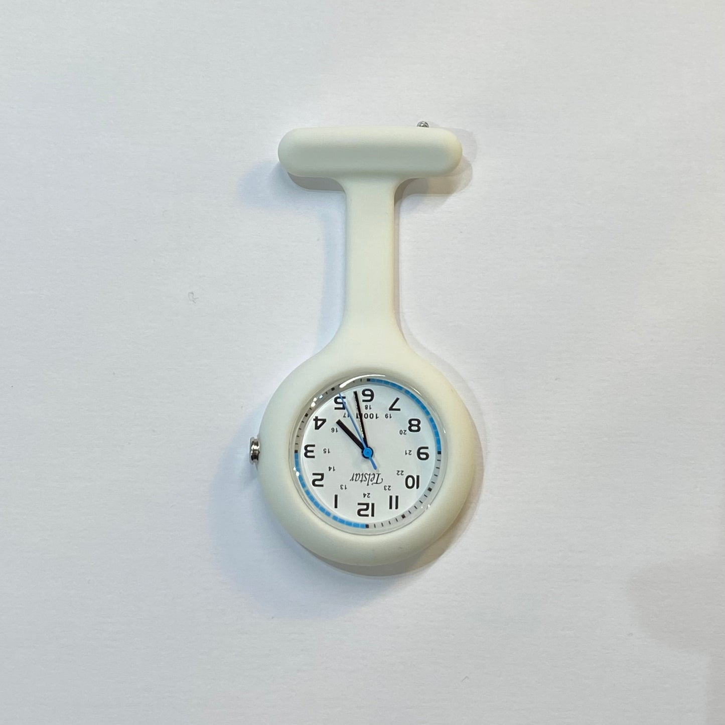 Telstar White Silicone Nurse's Fob Watch