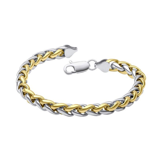 Fred Bennett Two Tone Spiga Link Bracelet - John Ross Jewellers