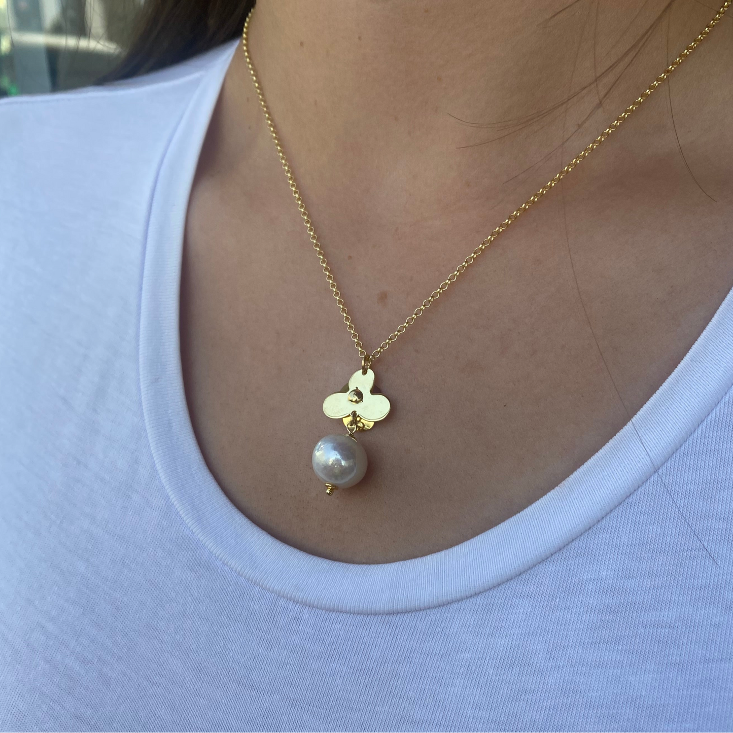 Baroque Necklace | Arjess | Freshwater Pearl - John Ross Jewellers