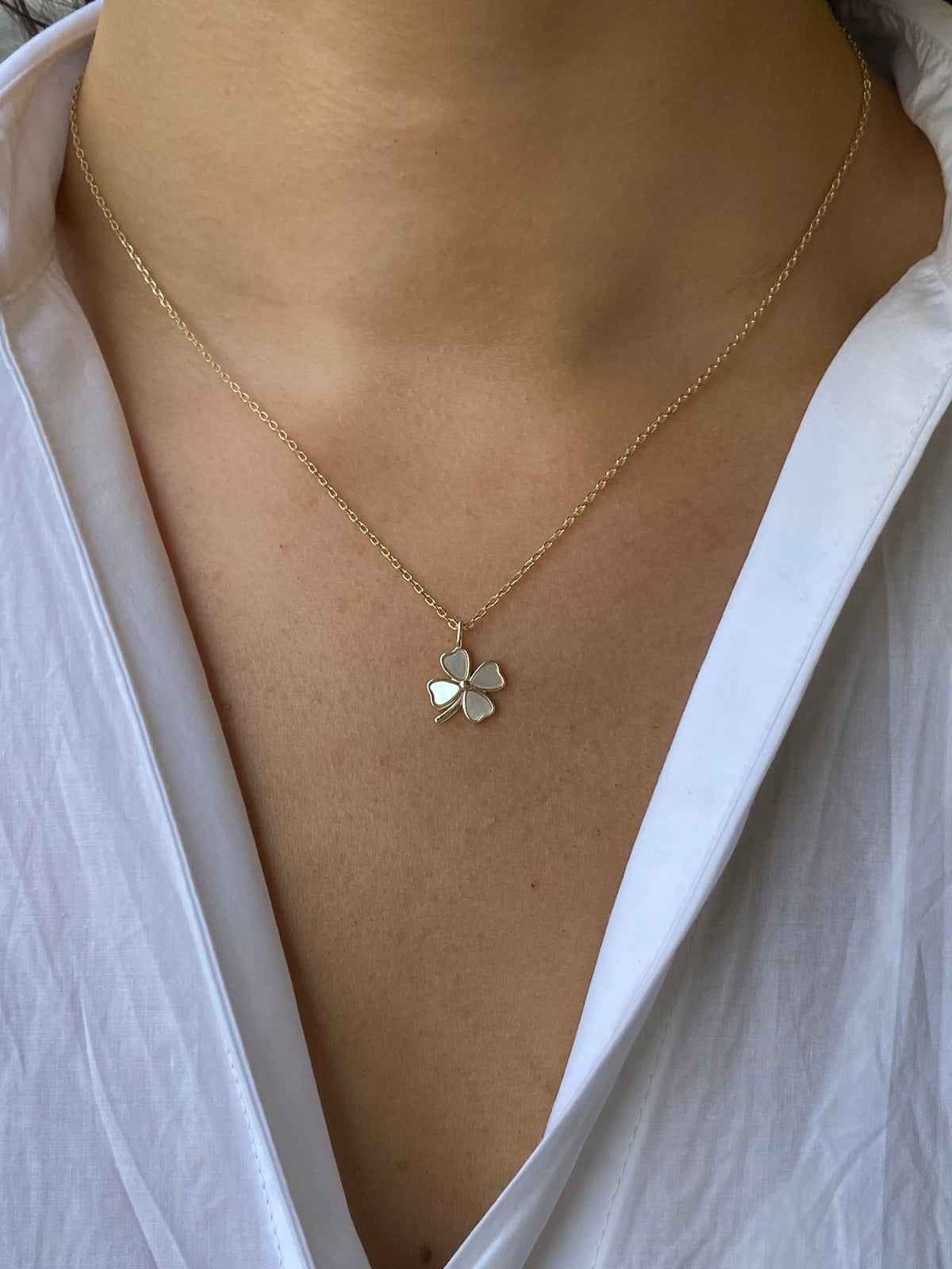 Sunshine Quatrefoil Necklace