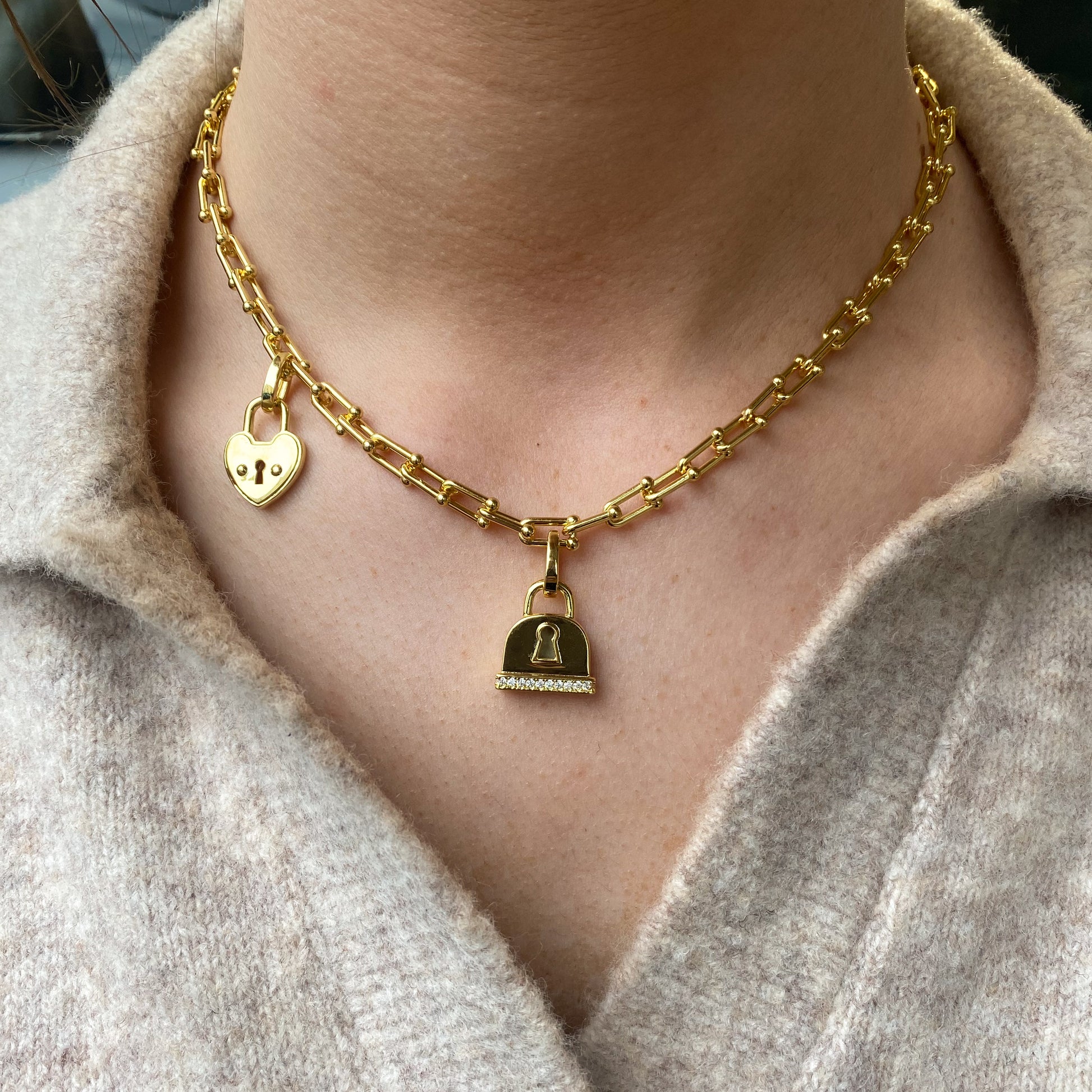 Sunshine CZ Charm Necklace | 40+4cm - John Ross Jewellers