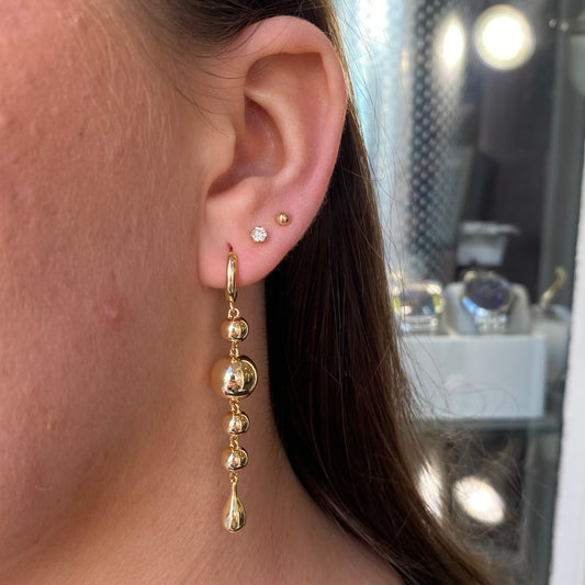 Sunshine Mixed Polkadot Drop Earrings - John Ross Jewellers