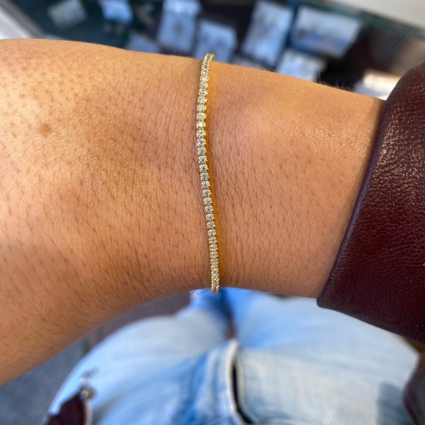 Sunshine CZ Tennis Bracelet |