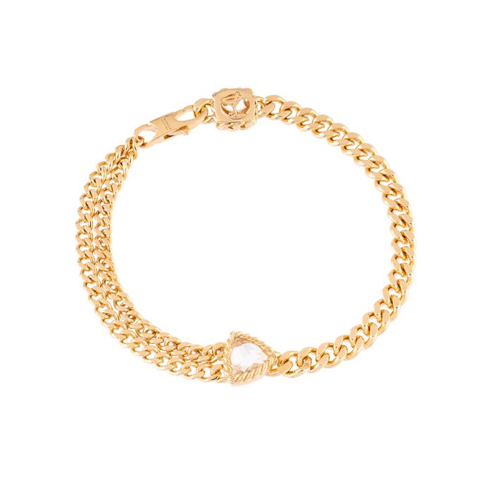 REBECCA Cocktail Double Bracelet With Champagne Stone - John Ross Jewellers