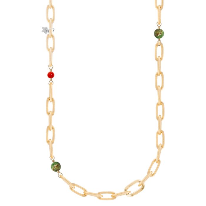 REBECCA Diva - Chanel Necklace with Natural Stones - John Ross Jewellers