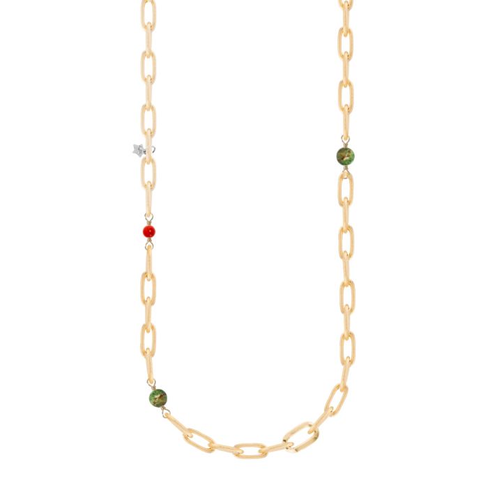 REBECCA Diva - Chanel Necklace with Natural Stones - John Ross Jewellers