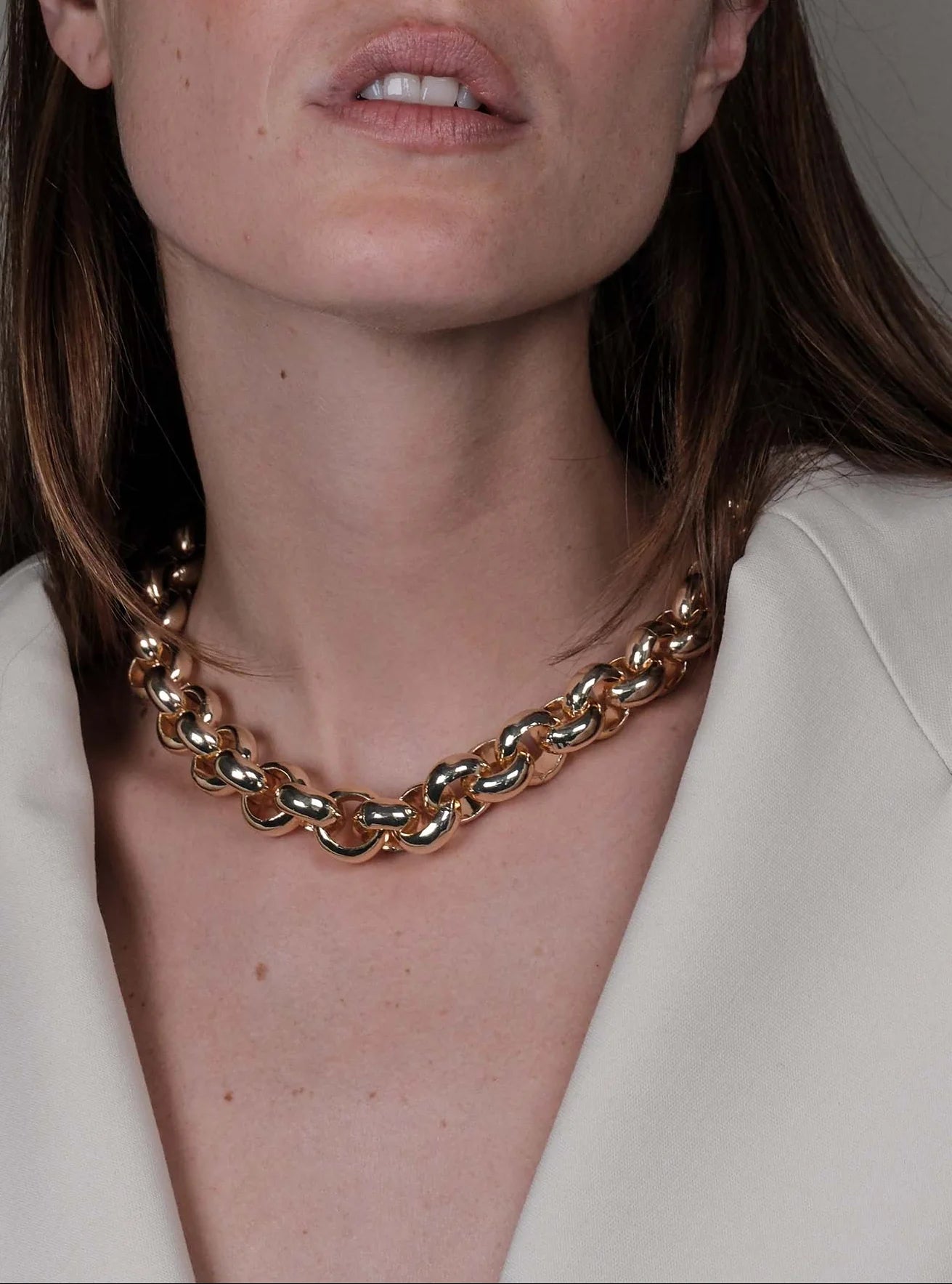 REBECCA Diva - Round Link Necklace