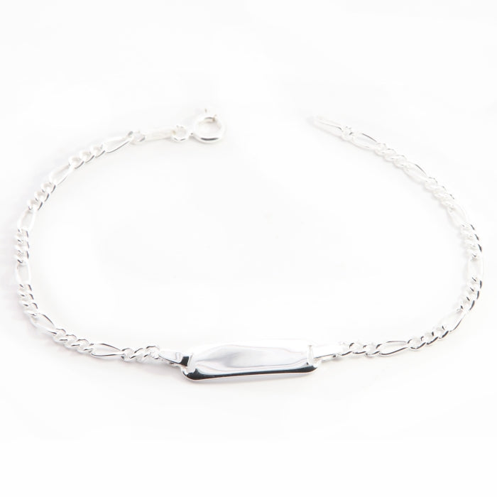 Silver Identity Bracelet | 16cm