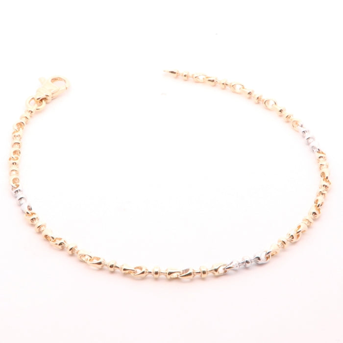 Sunshine Two Tone Bracelet | 21cm - John Ross Jewellers