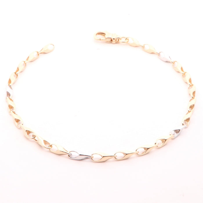 Sunshine Two Tone Bracelet | 21cm - John Ross Jewellers