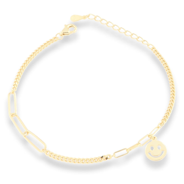 Sunshine Smiley Disc Bracelet - John Ross Jewellers