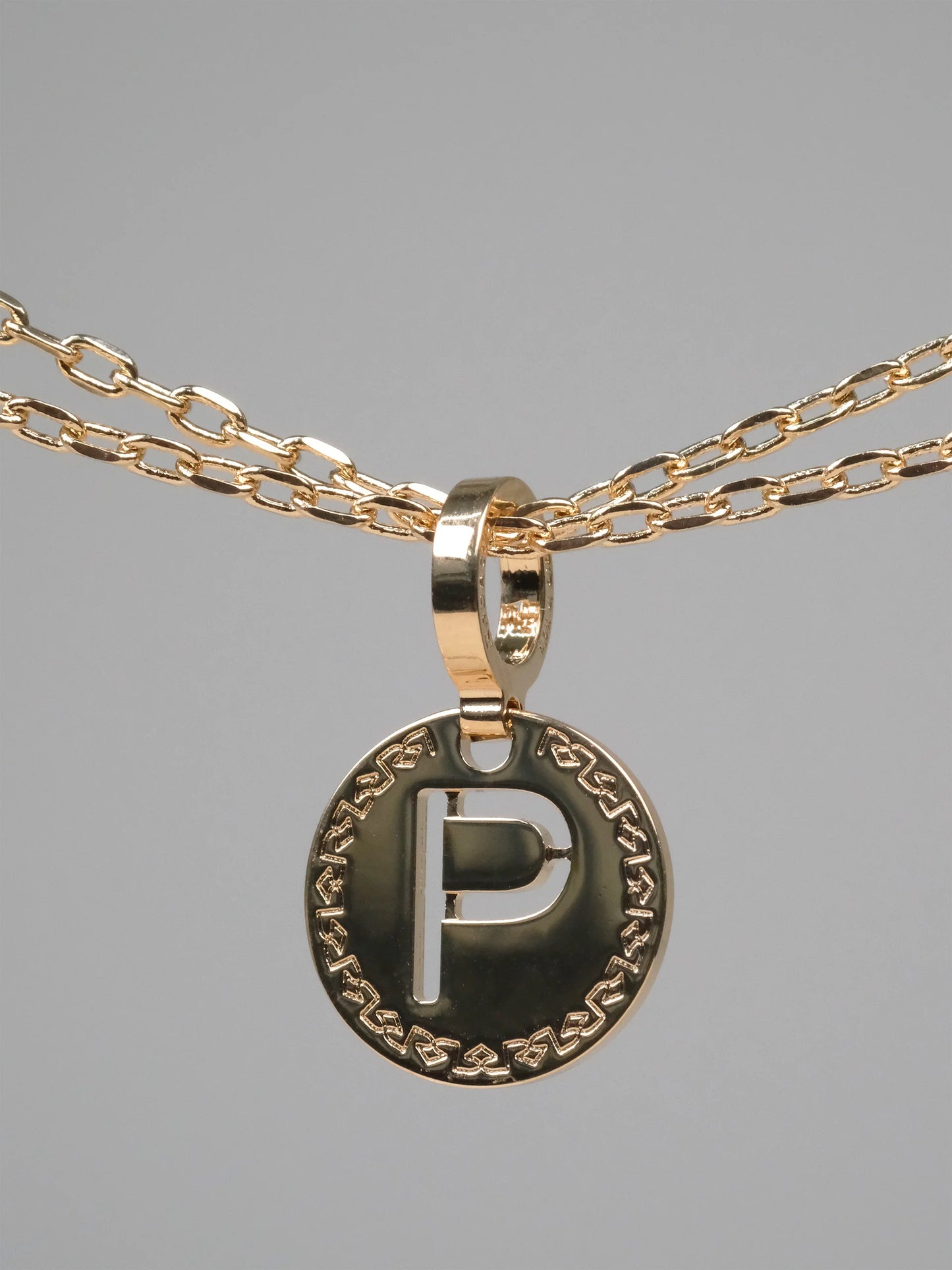 REBECCA MyWorld Letter Necklace - Gold|Two-Strand|Small Initial