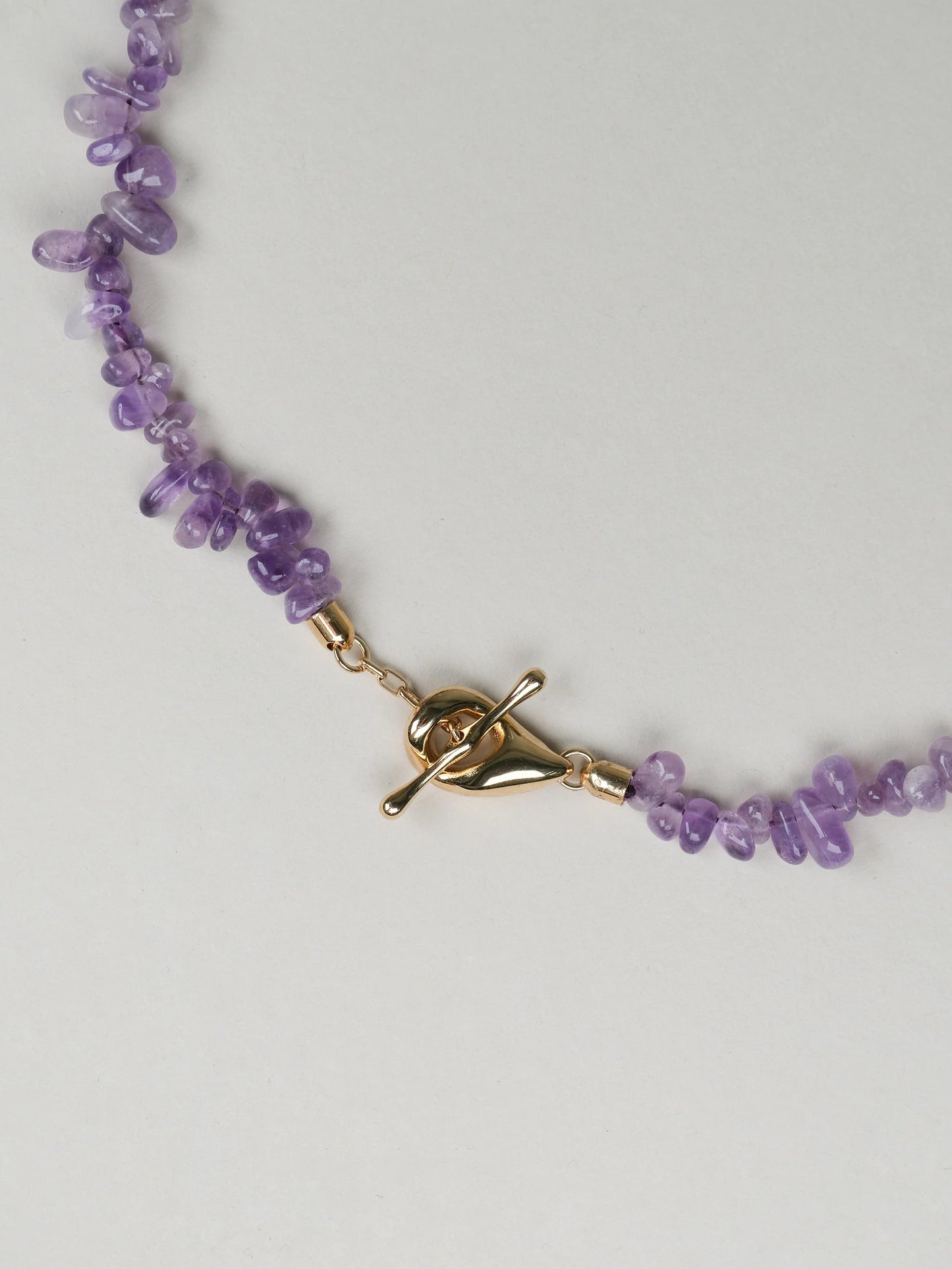 REBECCA Natural Amethyst Necklace