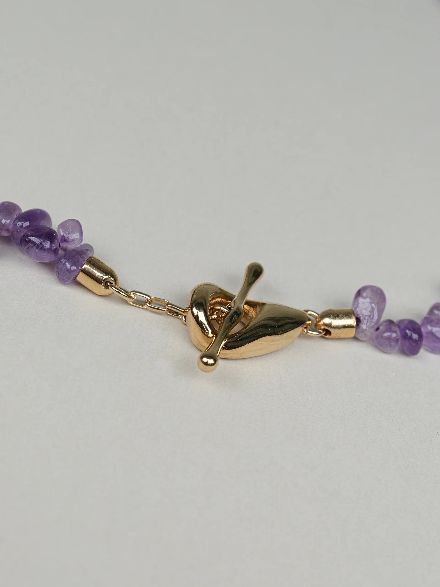 REBECCA Natural Amethyst Necklace