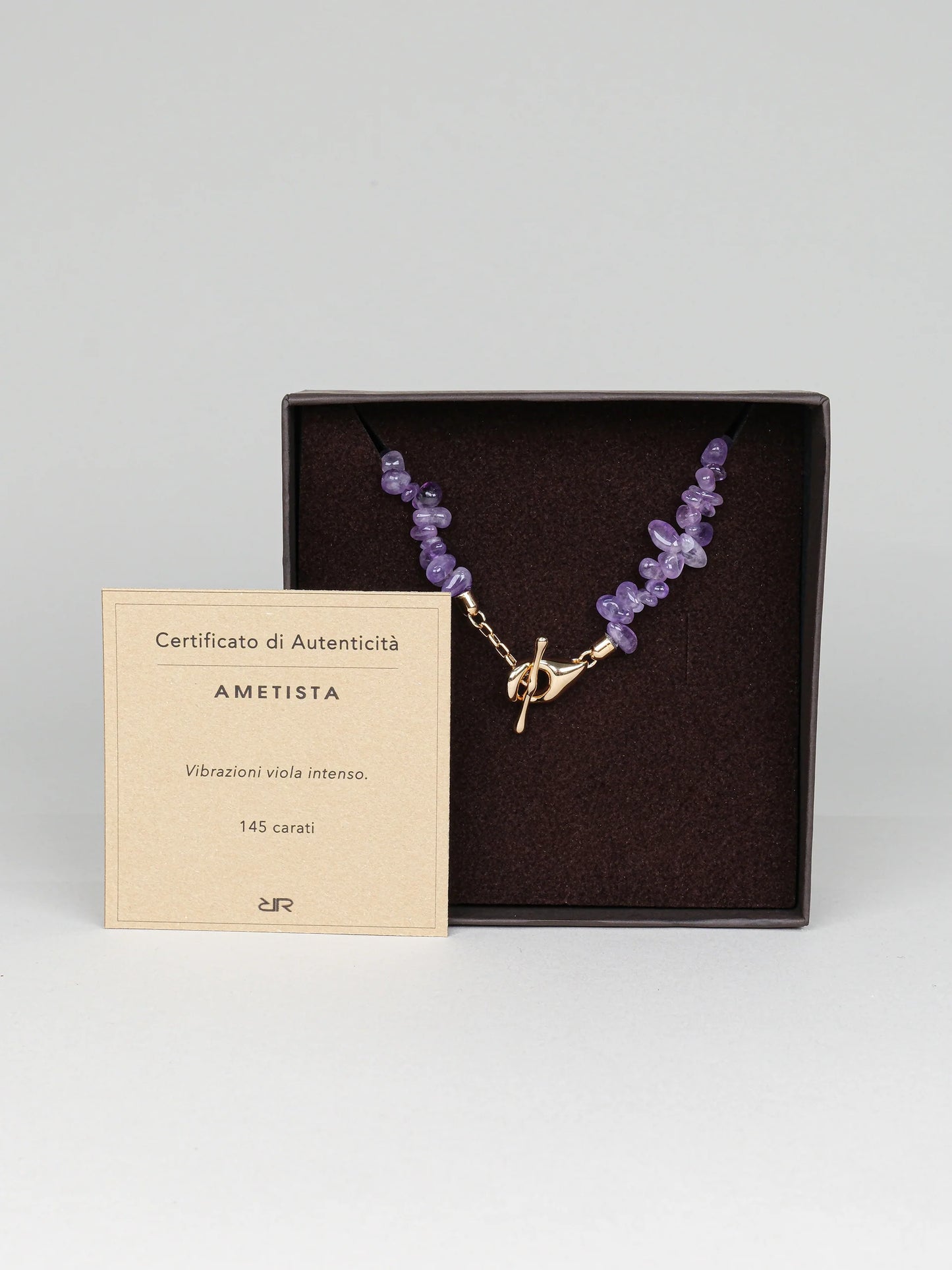 REBECCA Natural Amethyst Necklace