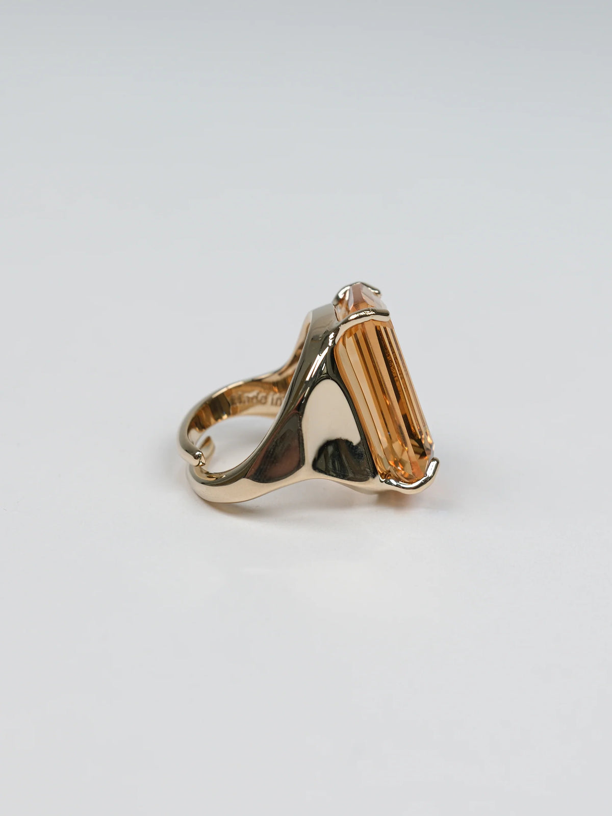 REBECCA Large Citrus Ring
