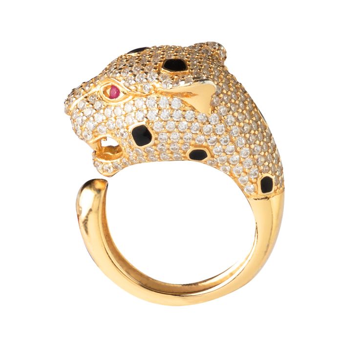 REBECCA Urban Jungle | Panther Ring - John Ross Jewellers