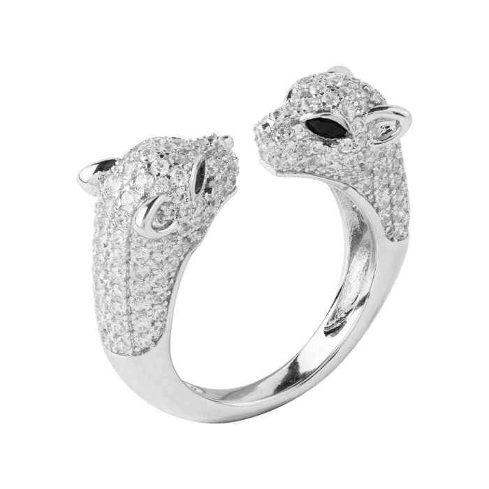 REBECCA Urban Jungle | Two Headed-Panther Ring - John Ross Jewellers