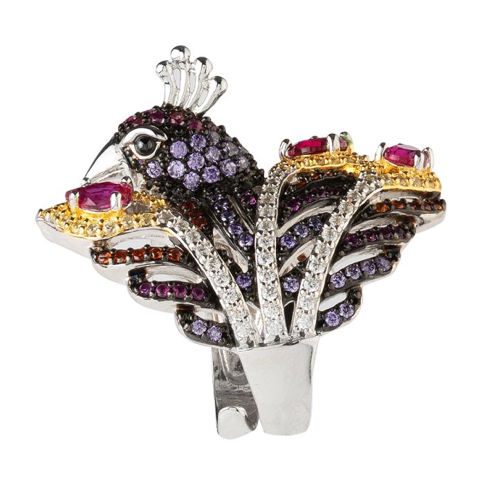 REBECCA Urban Jungle | Peacock Ring - John Ross Jewellers