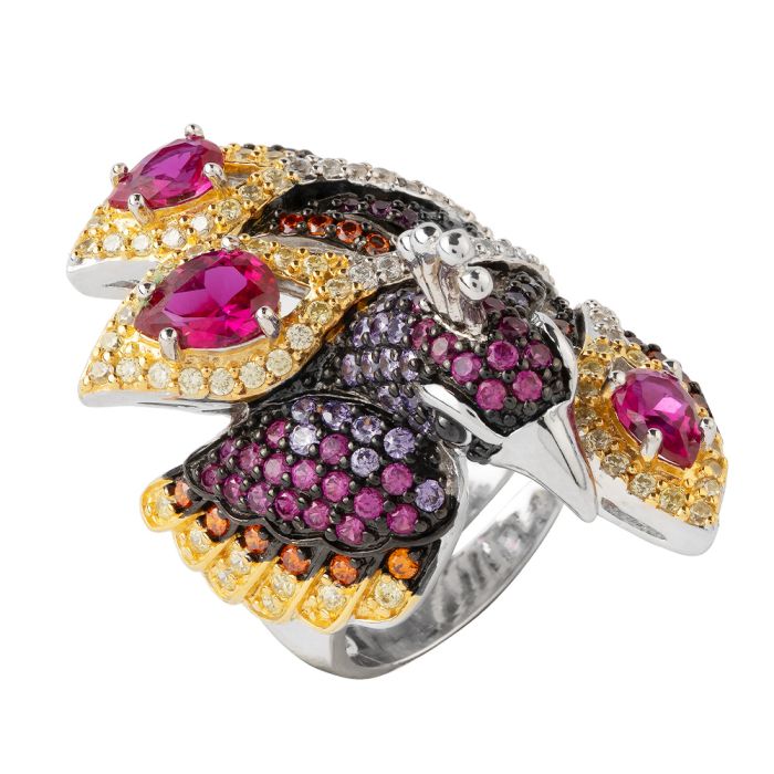 REBECCA Urban Jungle | Peacock Ring - John Ross Jewellers