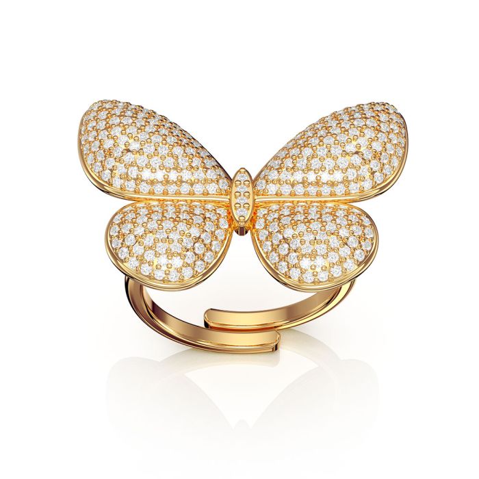 REBECCA Urban Jungle | Butterfly Ring - John Ross Jewellers