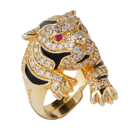 REBECCA Urban Jungle | Tiger Ring - John Ross Jewellers