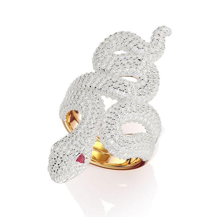 REBECCA Urban Jungle | Snake Ring - John Ross Jewellers