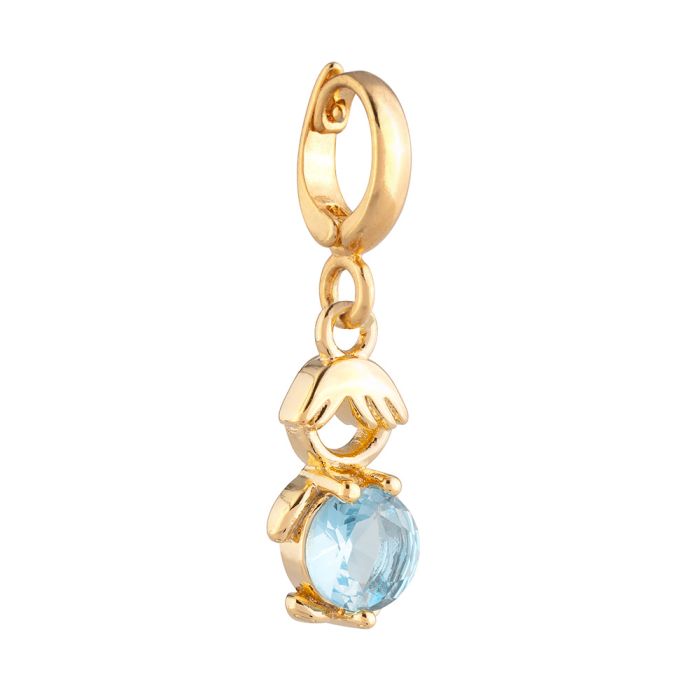 REBECCA MyWorld Clip-on Charm - Gold | Boy - John Ross Jewellers