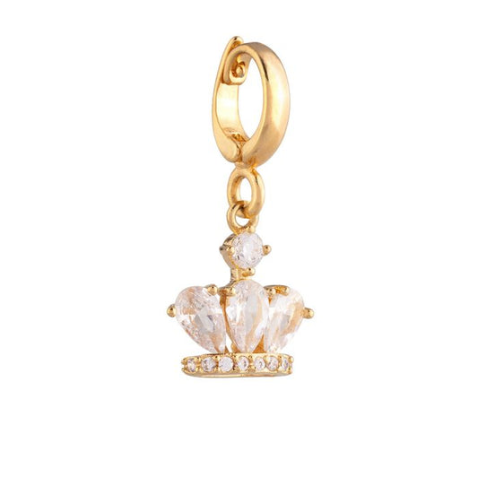 REBECCA MyWorld Clip-on Charm - Gold | Crown - John Ross Jewellers