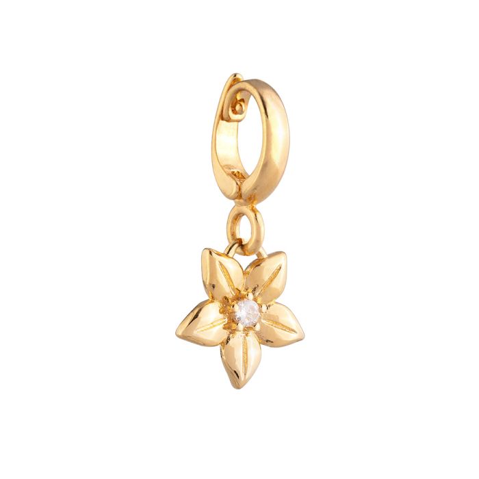 REBECCA MyWorld Clip-on Charm - Gold | Flower - John Ross Jewellers