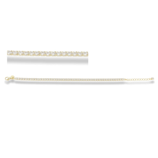 Sunshine CZ Tennis Bracelet | 3mm