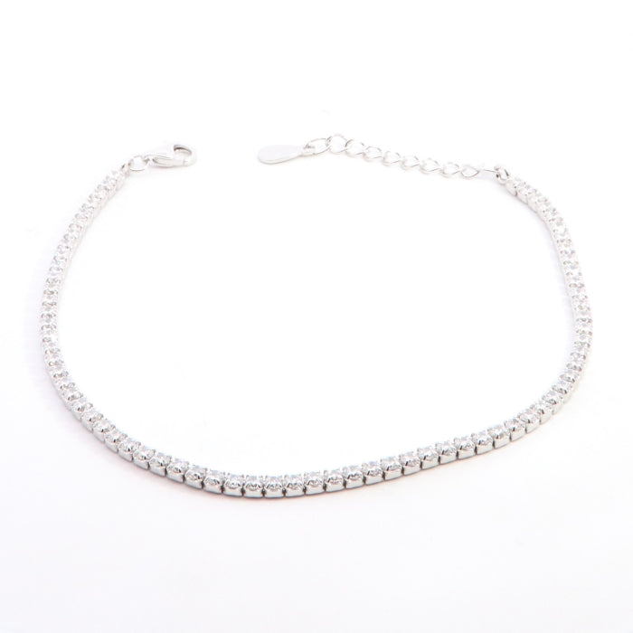 Silver CZ Tennis Bracelet | 2mm