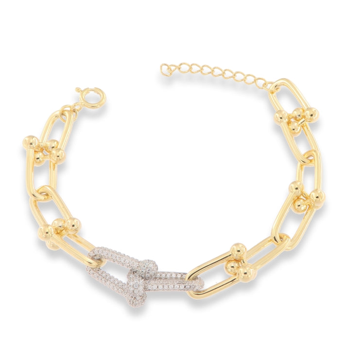 Sunshine Luxe Links CZ Bracelet - John Ross Jewellers